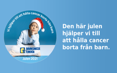 Vi är stolta över att stötta @Barncancerfonden