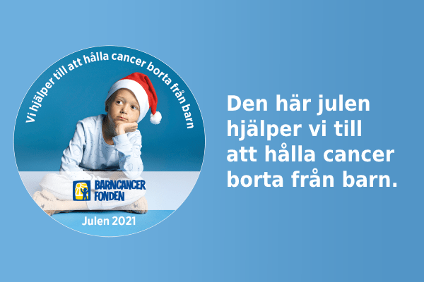 Vi är stolta över att stötta @Barncancerfonden